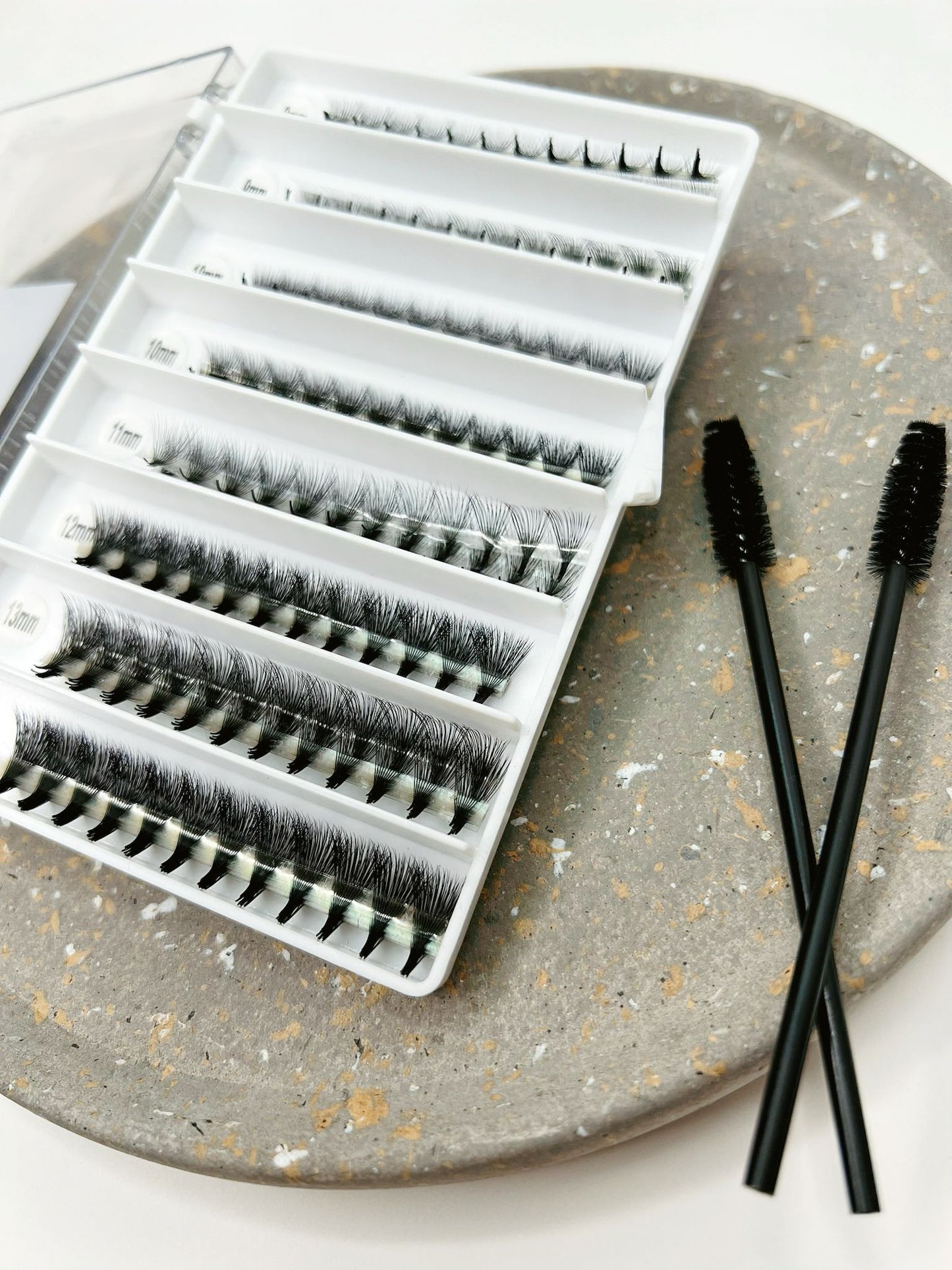 Premades wimpers 10D volume 0.05 - 1000 stuks - mixed lengtes