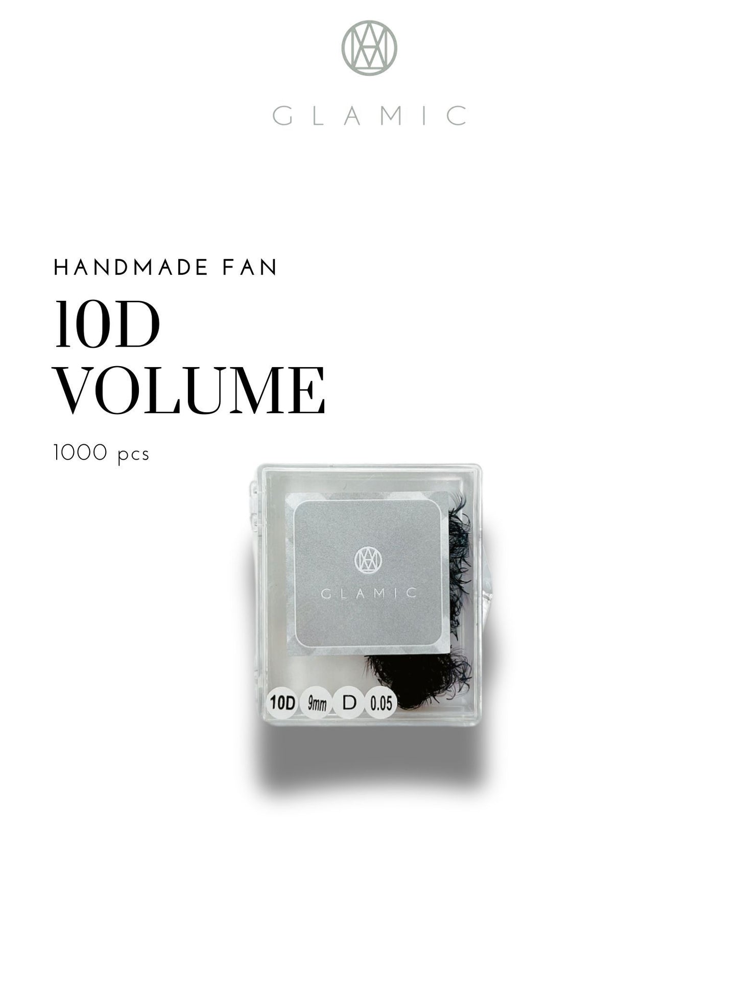 Premades wimpers 10D volume 0.05 - 1000 stuks