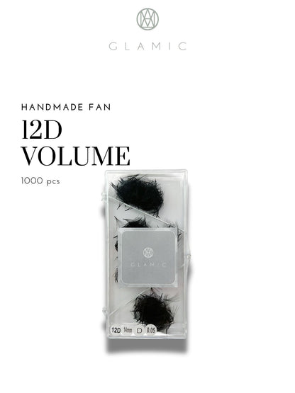 Premades wimpers 12D volume 0.05 - 1000 stuks